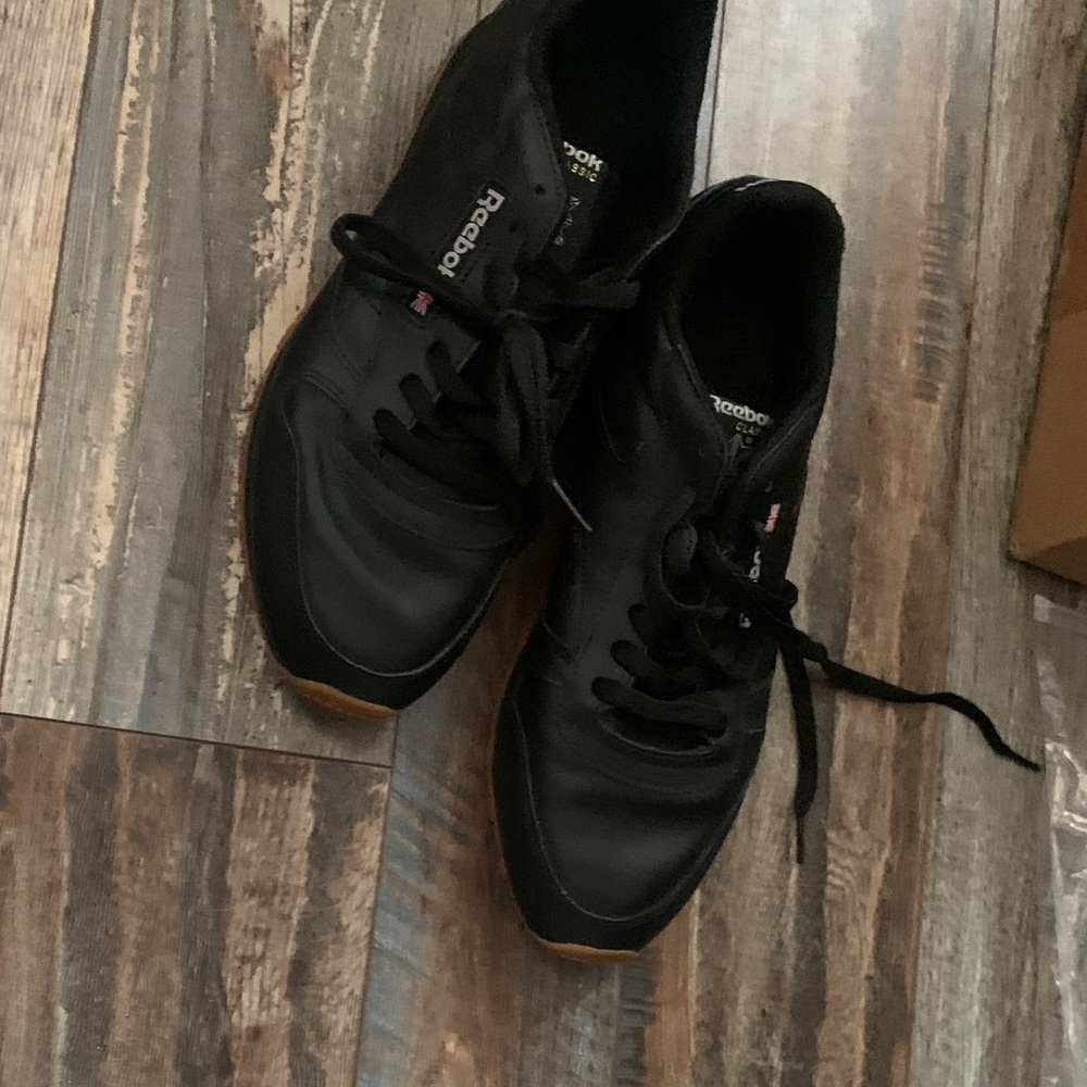 Reebok Men's Black and Brown Athletic Shoes